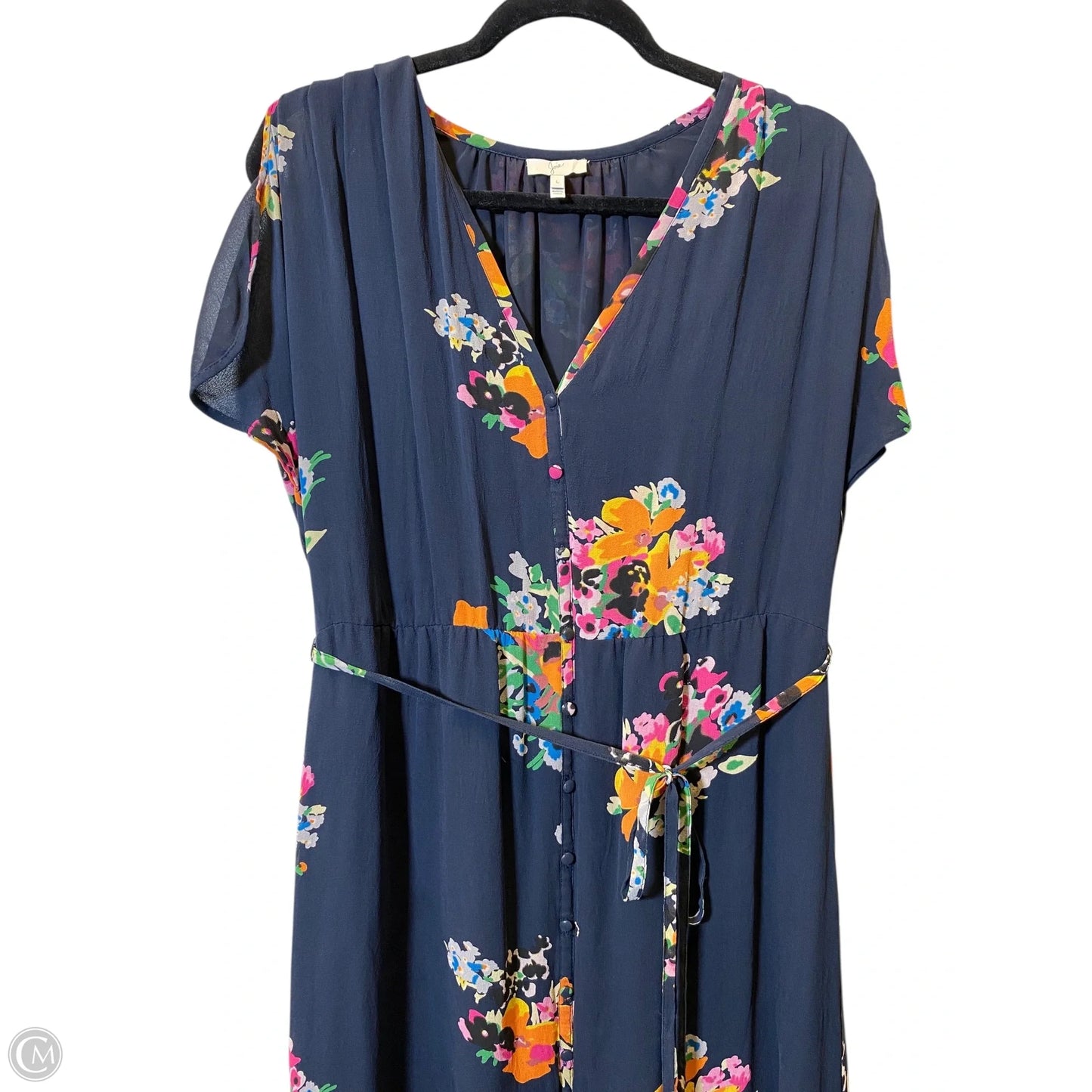 Dress Casual Maxi By Joie In Multi-colored, Size: L