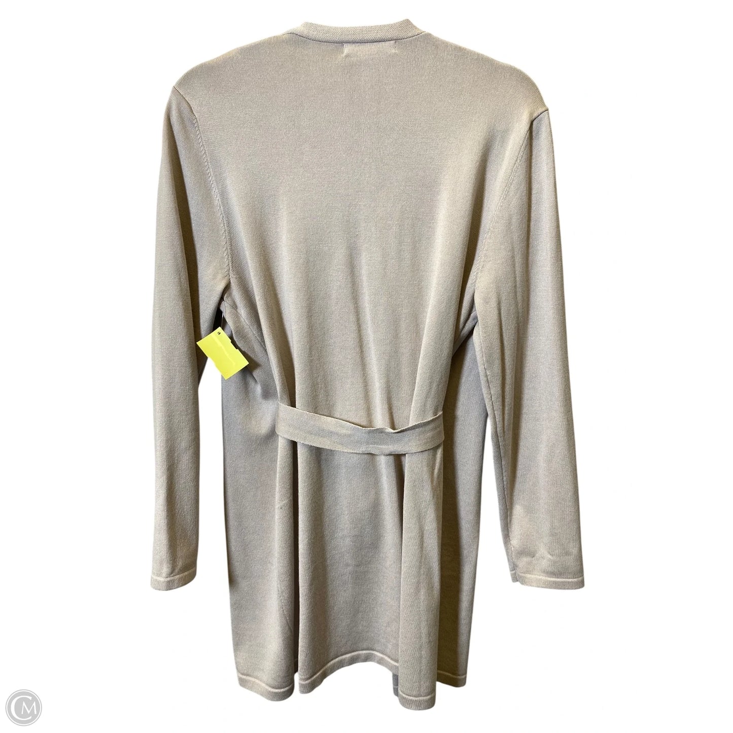 Cardigan By Clothes Mentor In Tan, Size: Xl