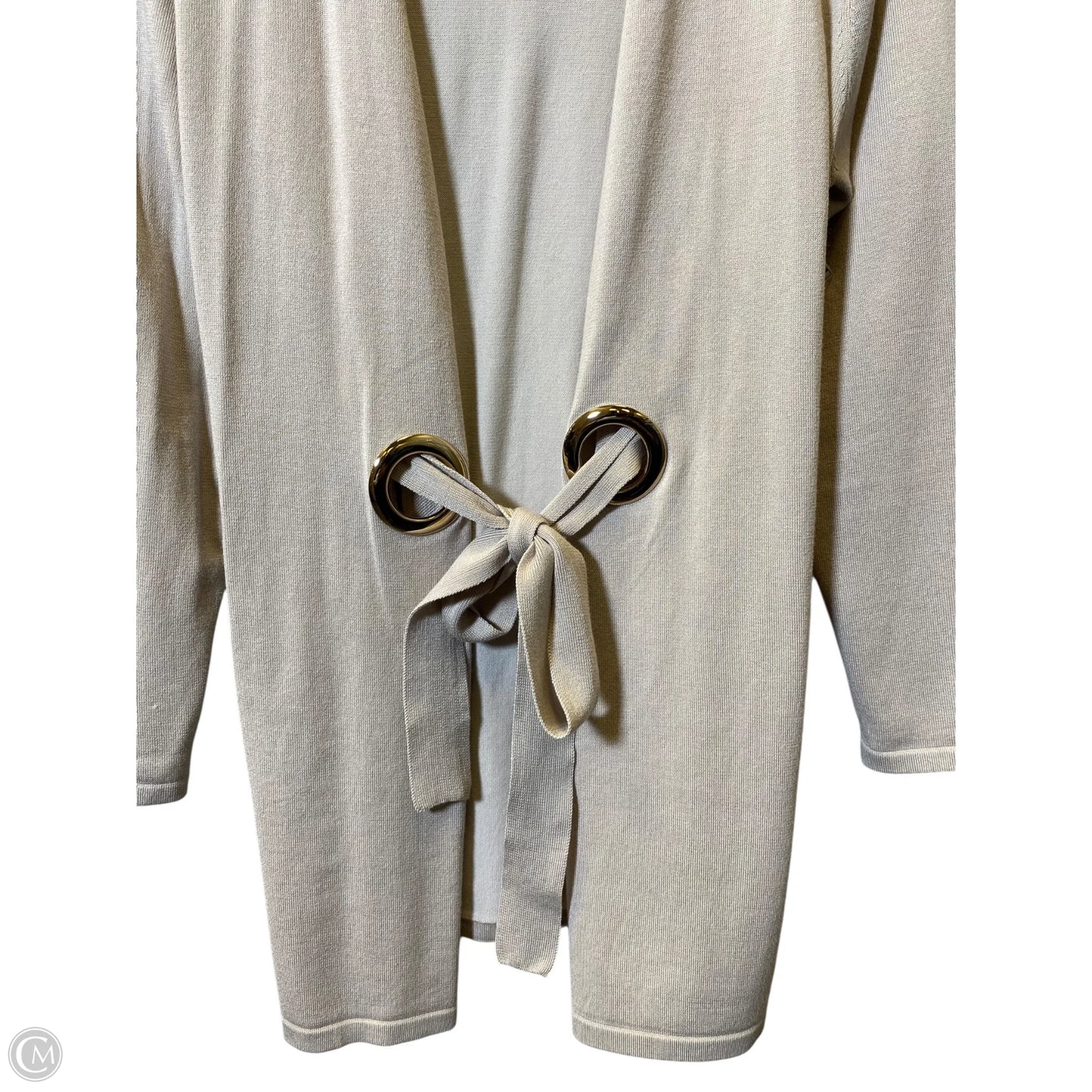 Cardigan By Clothes Mentor In Tan, Size: Xl