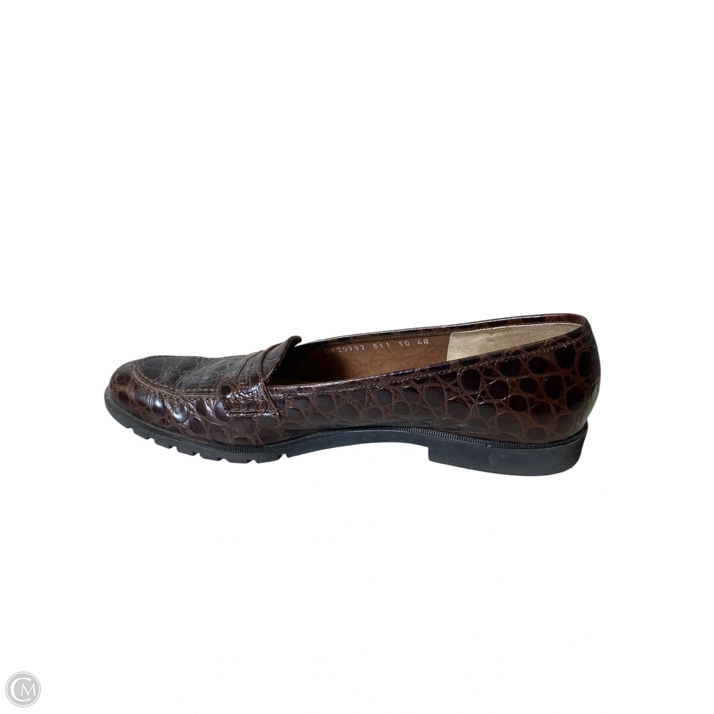 Shoes Luxury Designer By Ferragamo In Brown, Size: 10