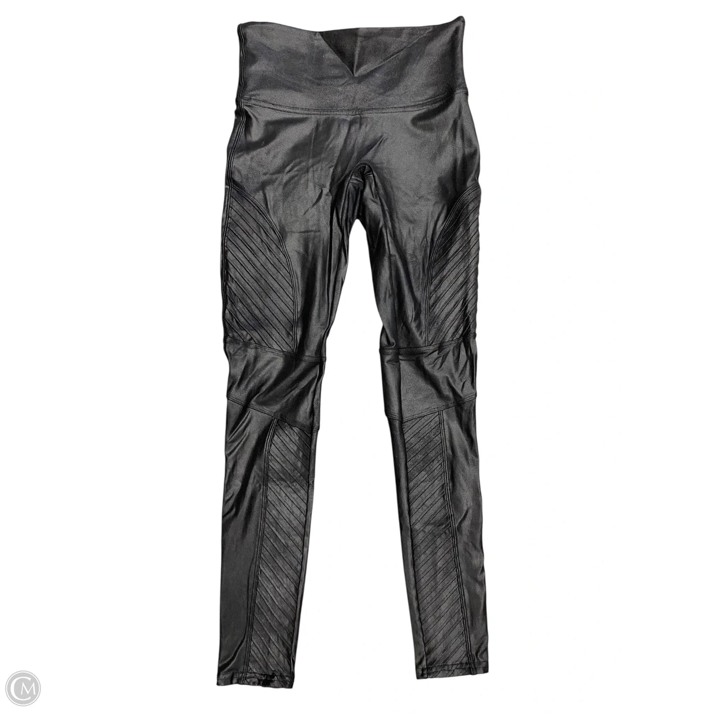 Athletic Leggings By Spanx In Black, Size: M