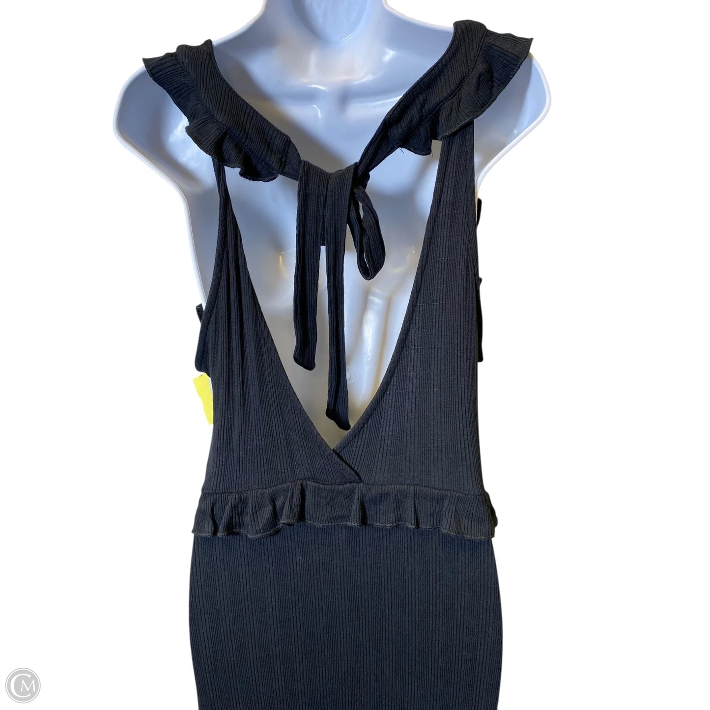 Dress Casual Maxi By Anthropologie In Black, Size: L