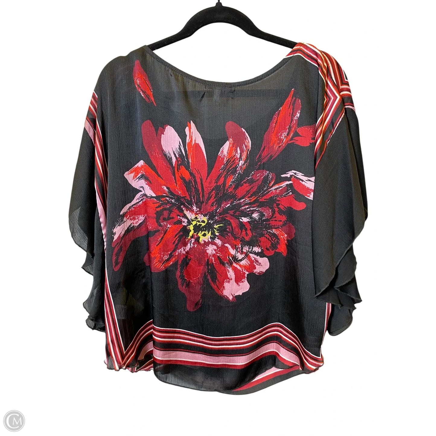 Top Short Sleeve By Halo In Multi-colored, Size: Xl