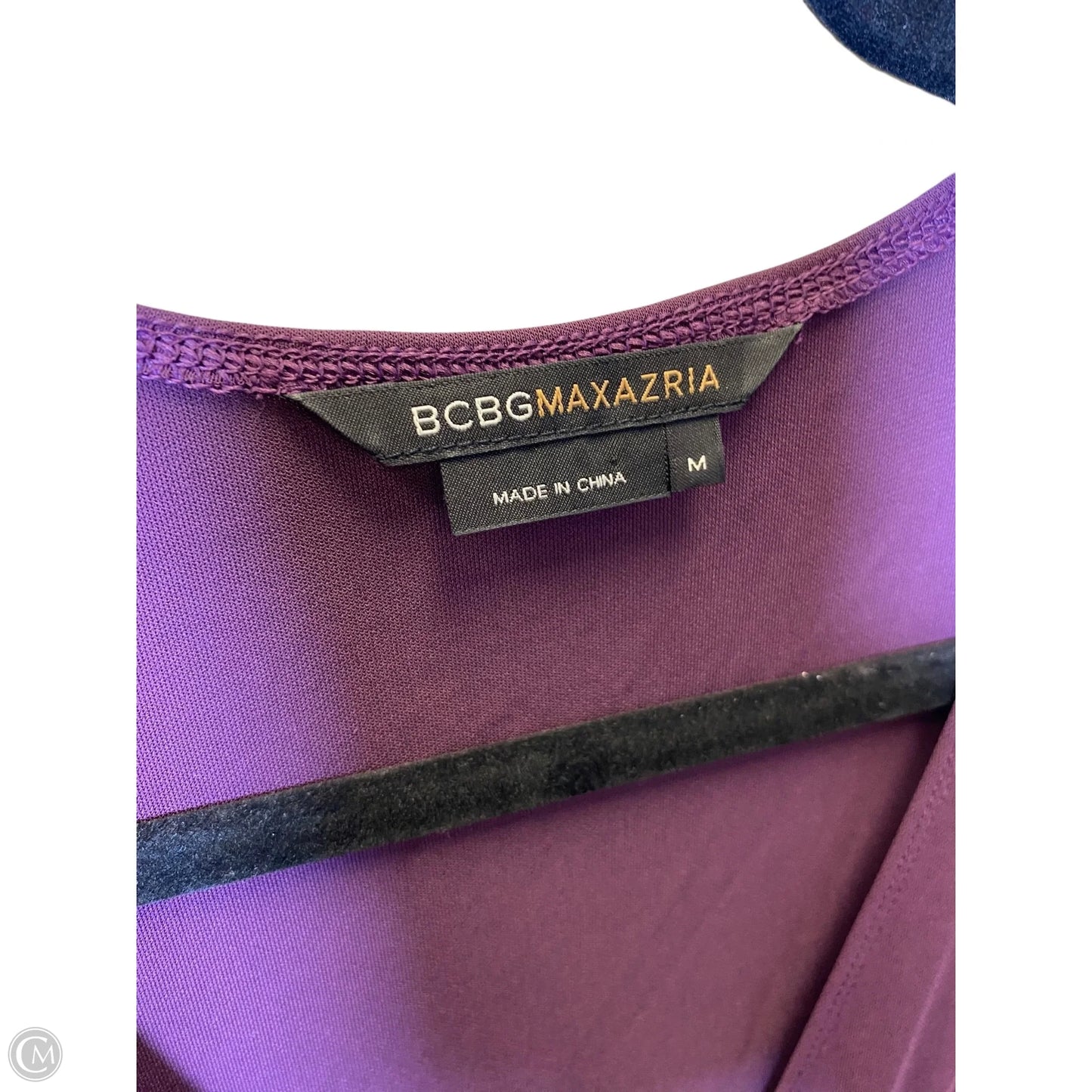 Dress Casual Midi By Bcbgmaxazria In Purple, Size: M