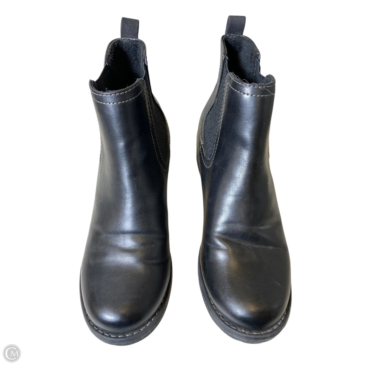Boots Ankle Heels By Eastland In Black, Size: 7