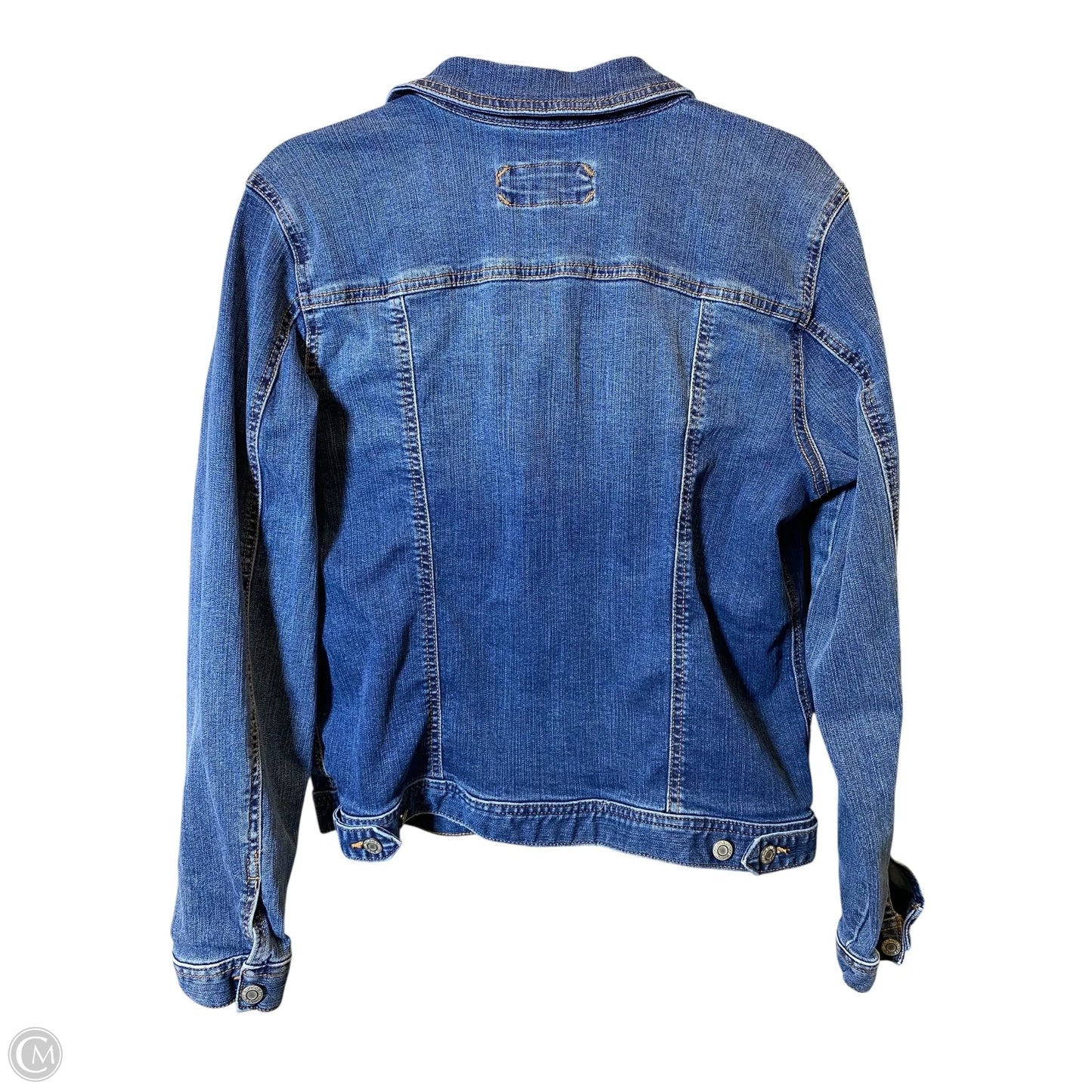 Jacket Denim By Maurices In Blue Denim, Size: L