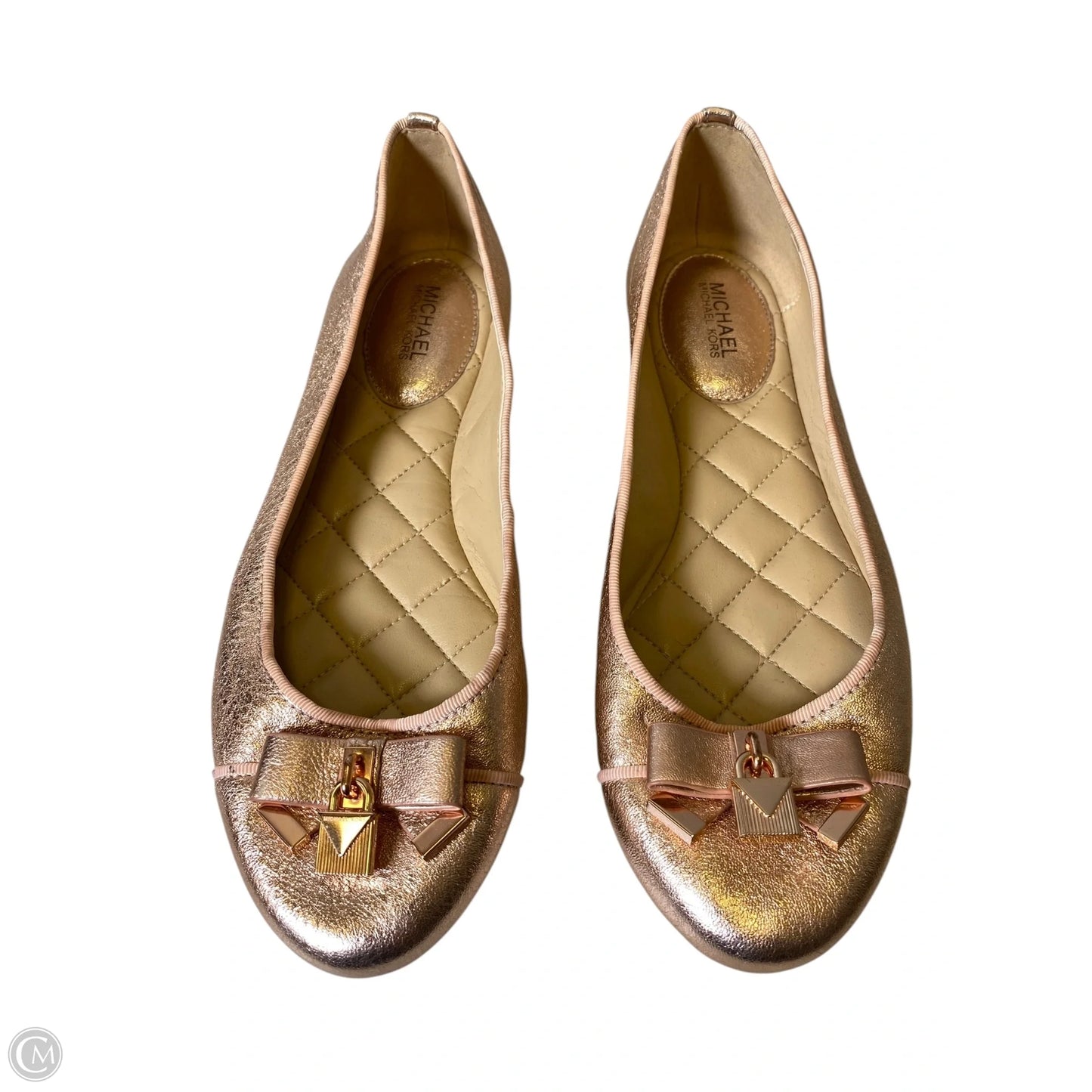 Shoes Flats By Michael By Michael Kors In Rose Gold, Size: 7.5