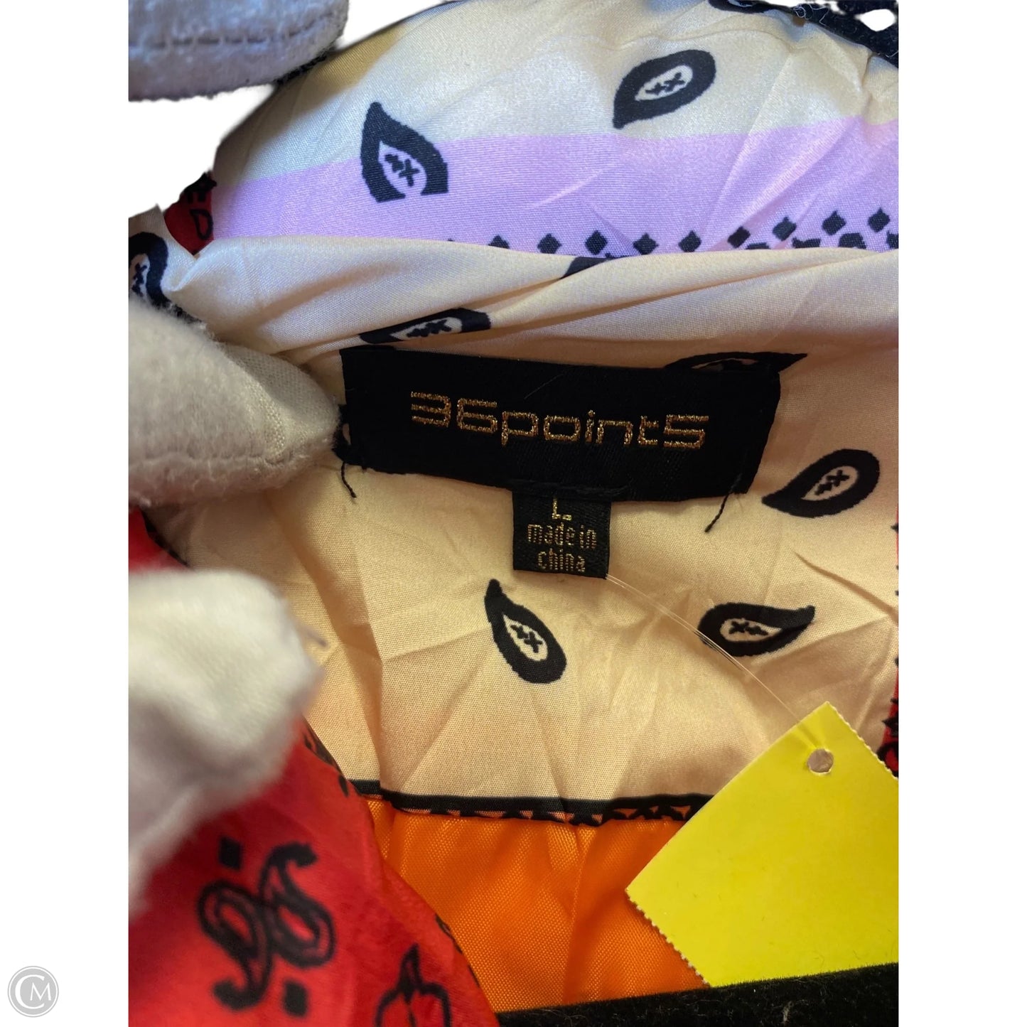 Jacket Puffer & Quilted By Clothes Mentor In Multi-colored, Size: L