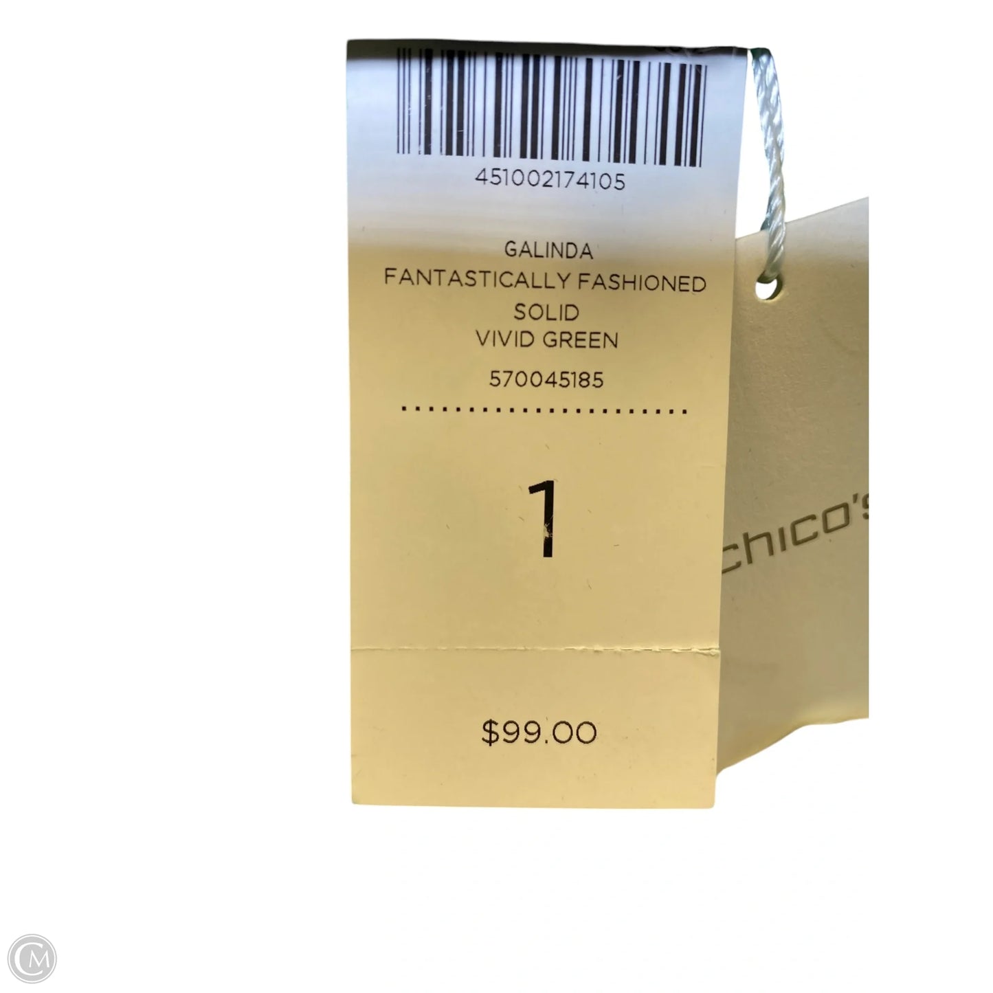 Blazer By Chicos In Green, Size: M