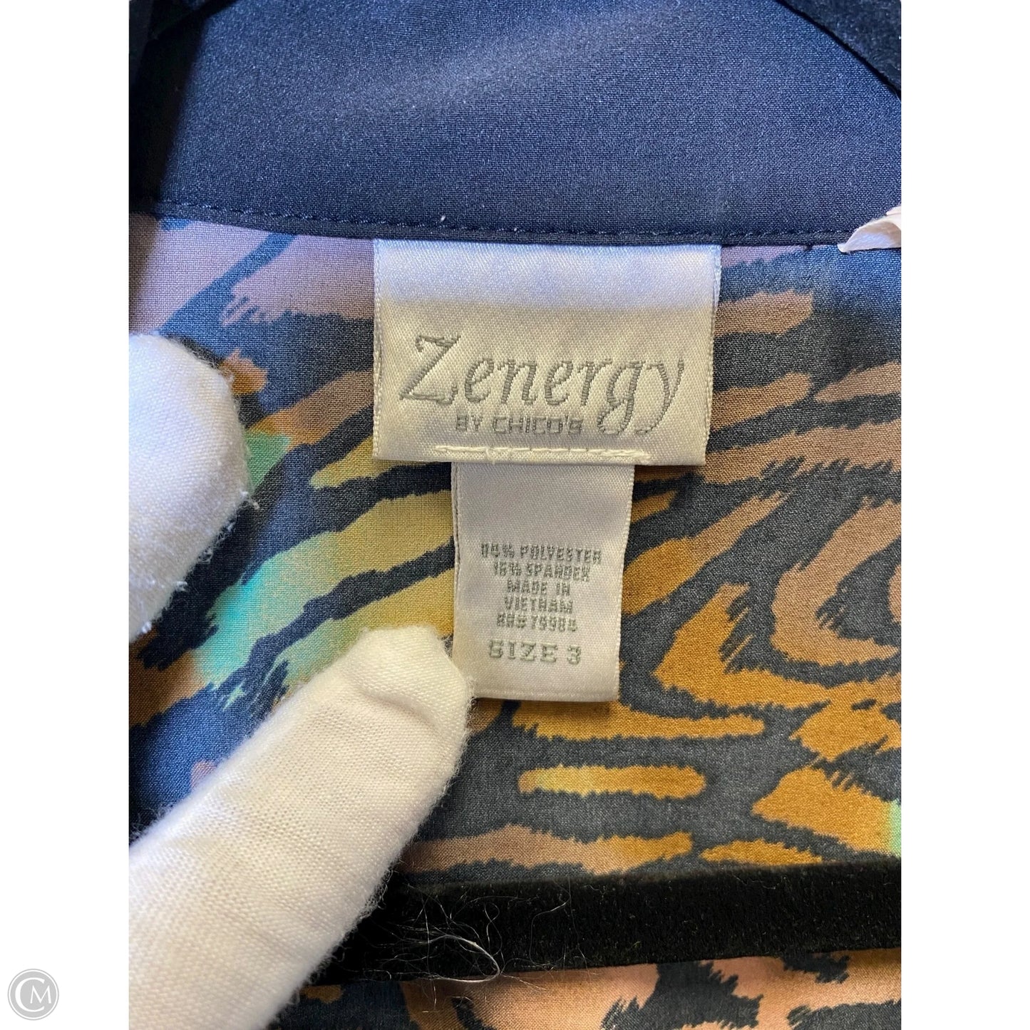 Jacket Other By Zenergy By Chicos In Animal Print, Size: Xl