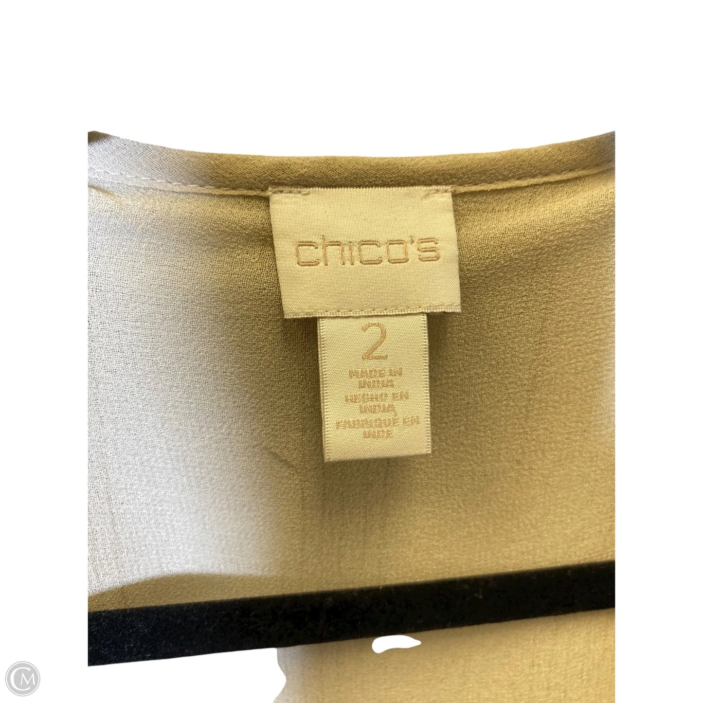 Cardigan By Chicos In Gold, Size: L