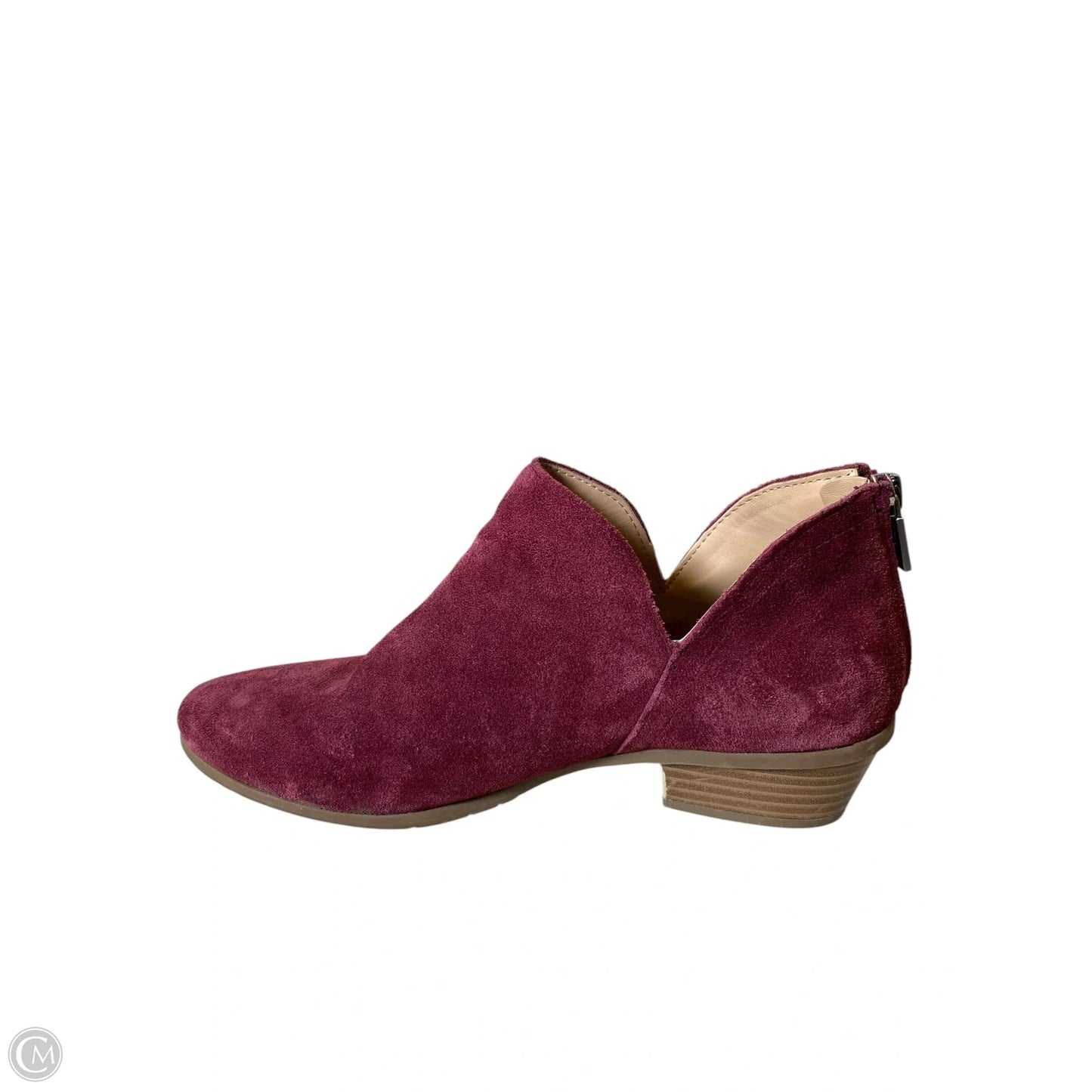 Boots Ankle Heels By Kenneth Cole In Maroon, Size: 9