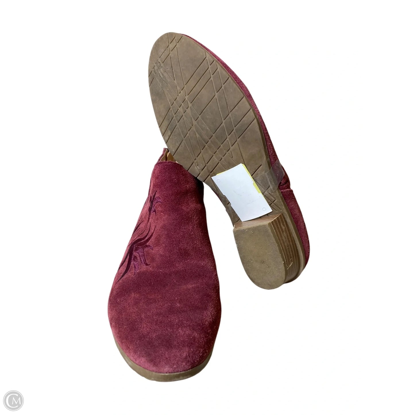 Boots Ankle Heels By Kenneth Cole In Maroon, Size: 9