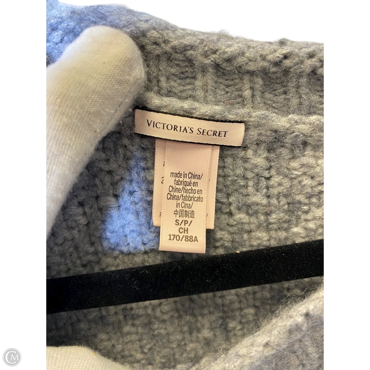 Sweater By Victorias Secret In Grey, Size: S