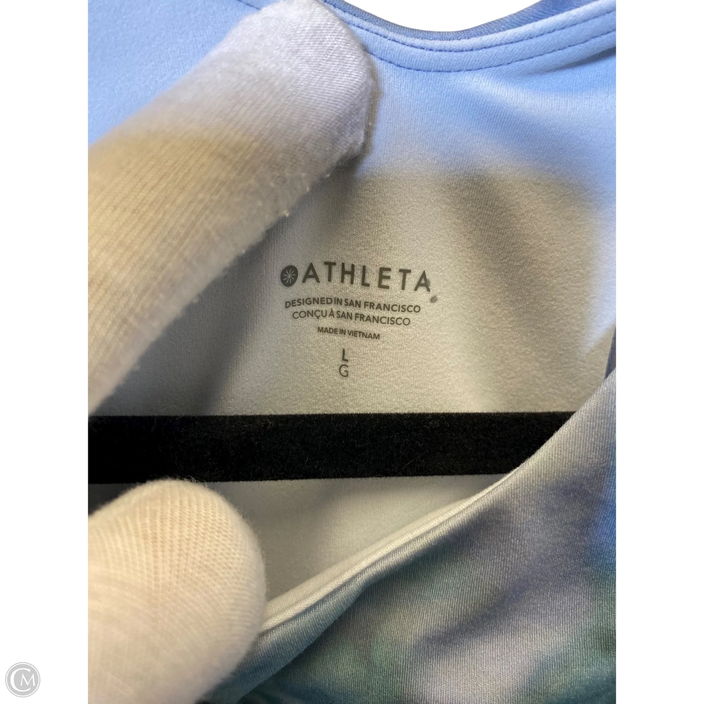 Athletic Bra By Athleta In Multi-colored, Size: L