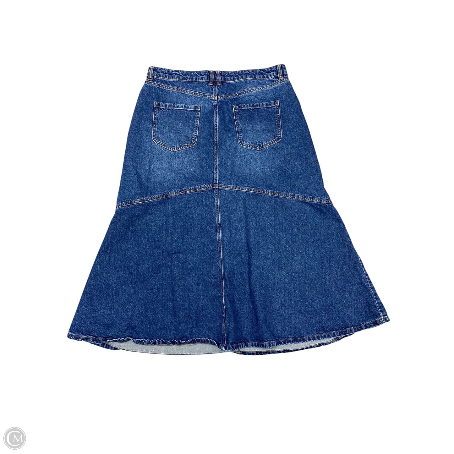 Skirt Maxi By Clothes Mentor In Blue Denim, Size: 16