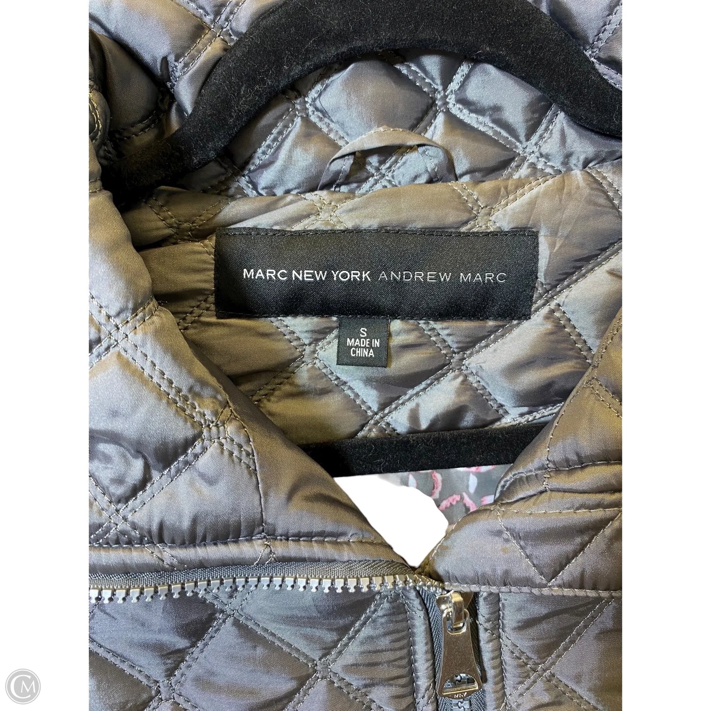 Jacket Faux Fur & Sherpa By Marc New York In Grey, Size: S