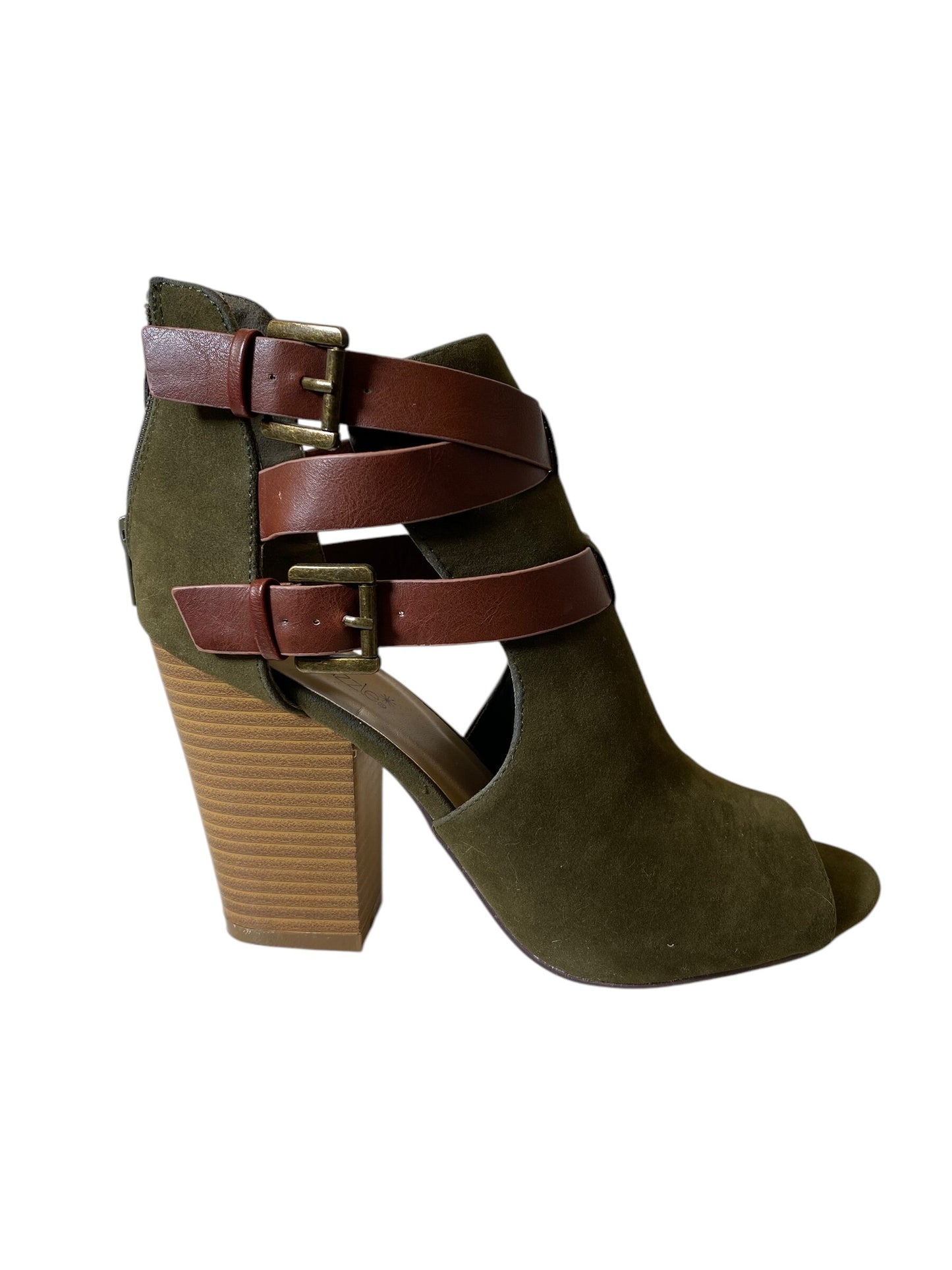 Sandals Heels Block By Shoedazzle Size: 9.5