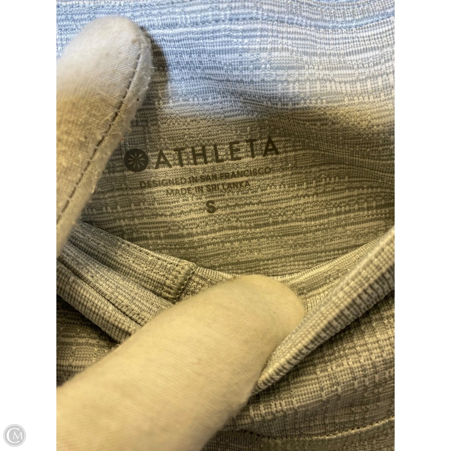 Athletic Leggings By Athleta In Grey, Size: S
