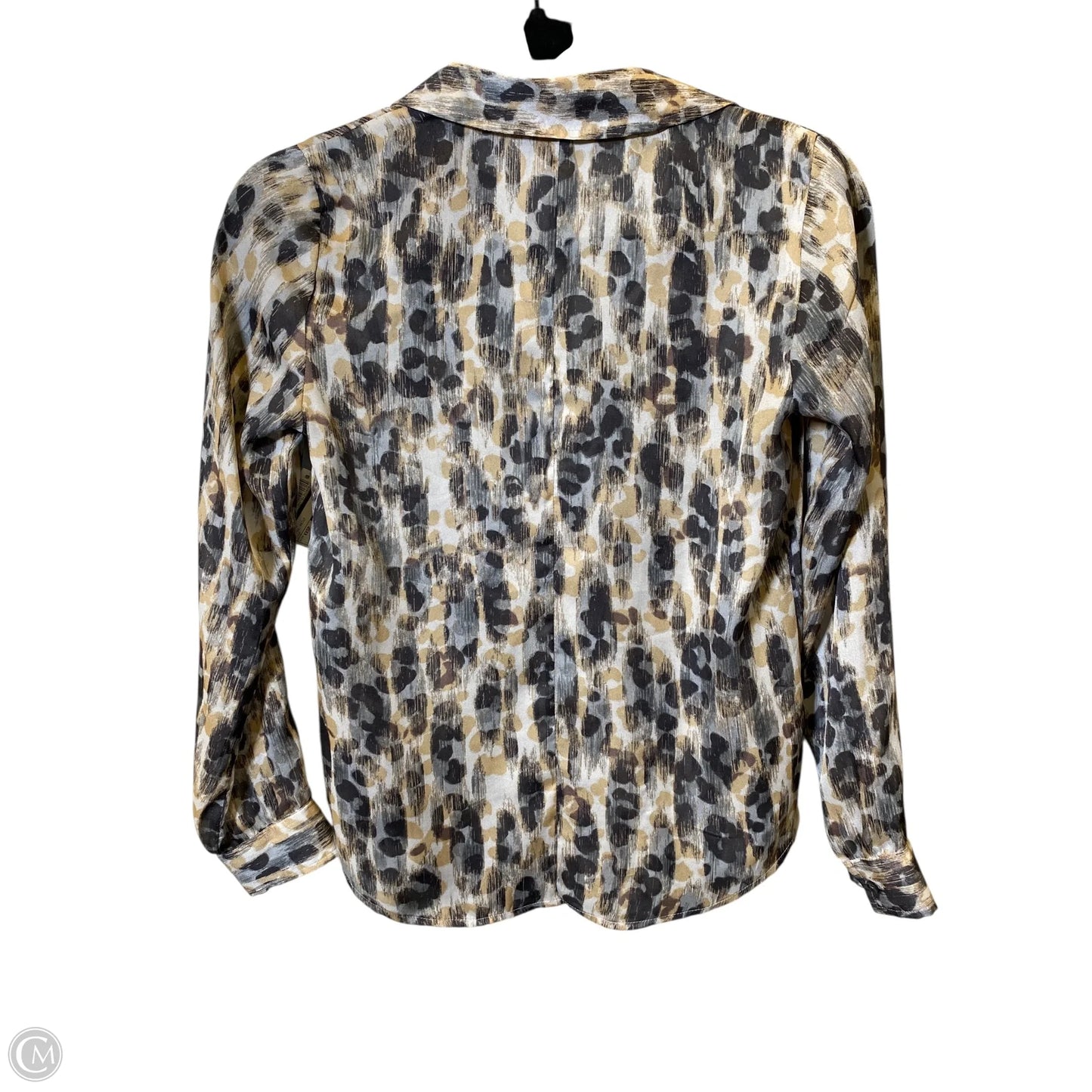 Top Long Sleeve By Loft In Animal Print, Size: Xxsp