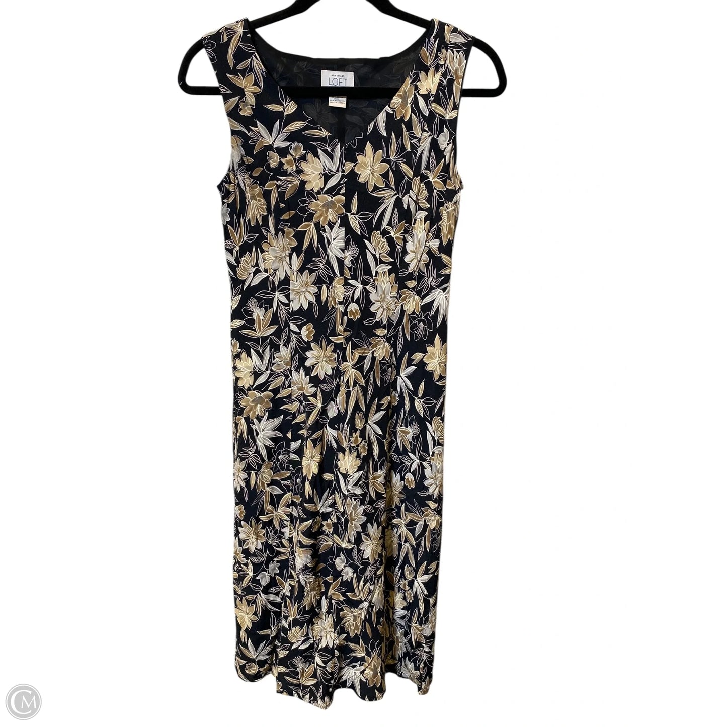 Dress Casual Midi By Loft In Floral Print, Size: 2