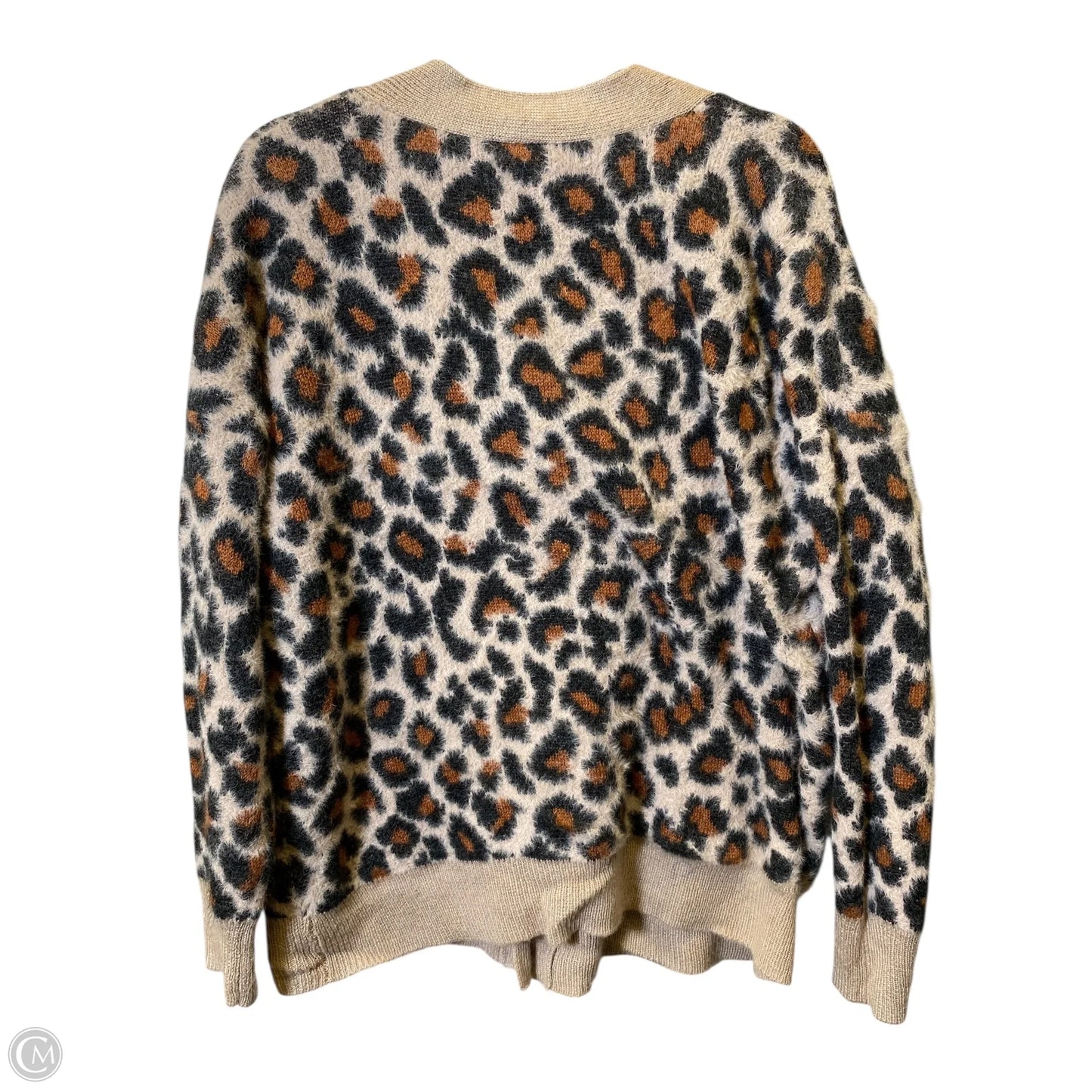 Sweater By Time And Tru In Animal Print, Size: XXL