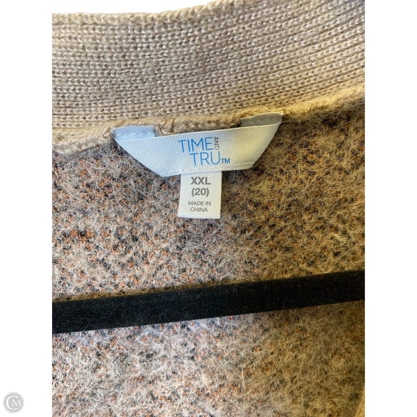 Sweater By Time And Tru In Animal Print, Size: XXL