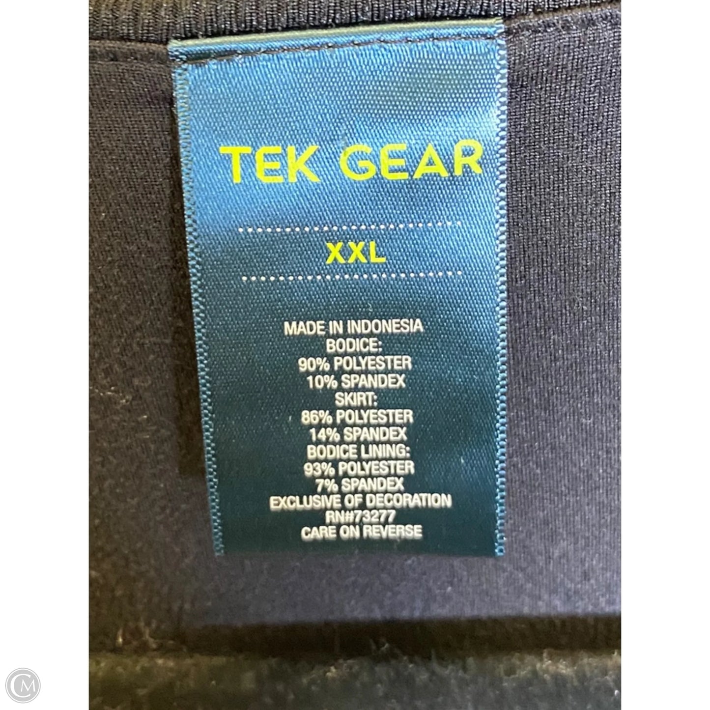 Athletic Dress By Tek Gear In Black, Size: Xxl