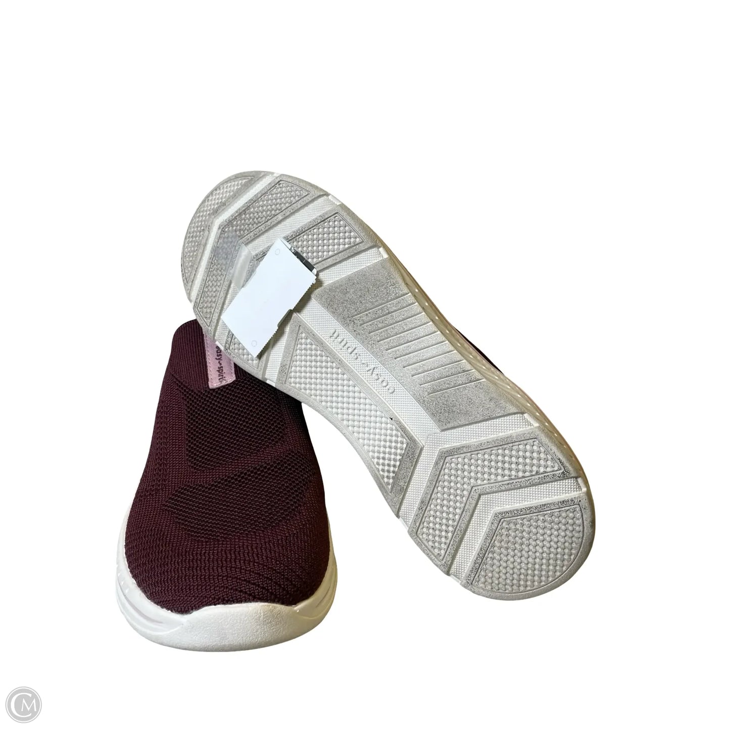 Shoes Flats By Easy Spirit In Maroon, Size: 11