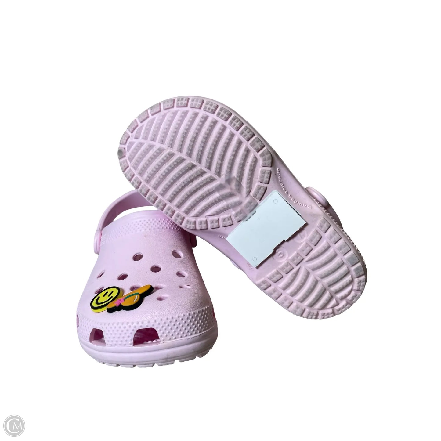 Shoes Flats By Crocs In Pink, Size: 7
