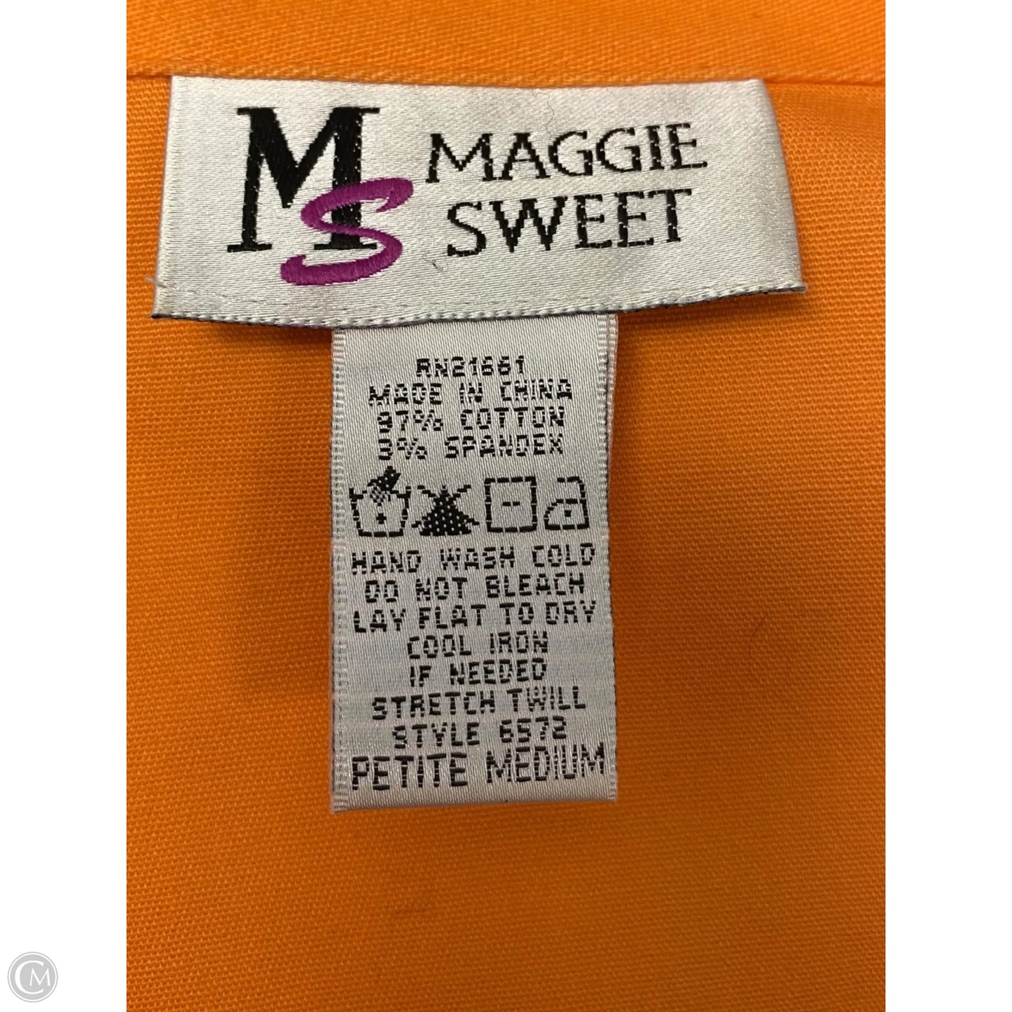 Jacket Other By Clothes Mentor In Orange, Size: M