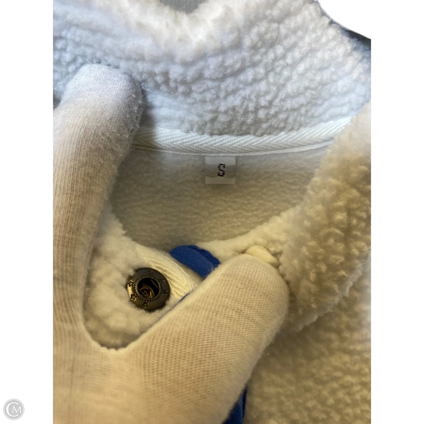 Jacket Fleece By Clothes Mentor In Multi-colored, Size: S