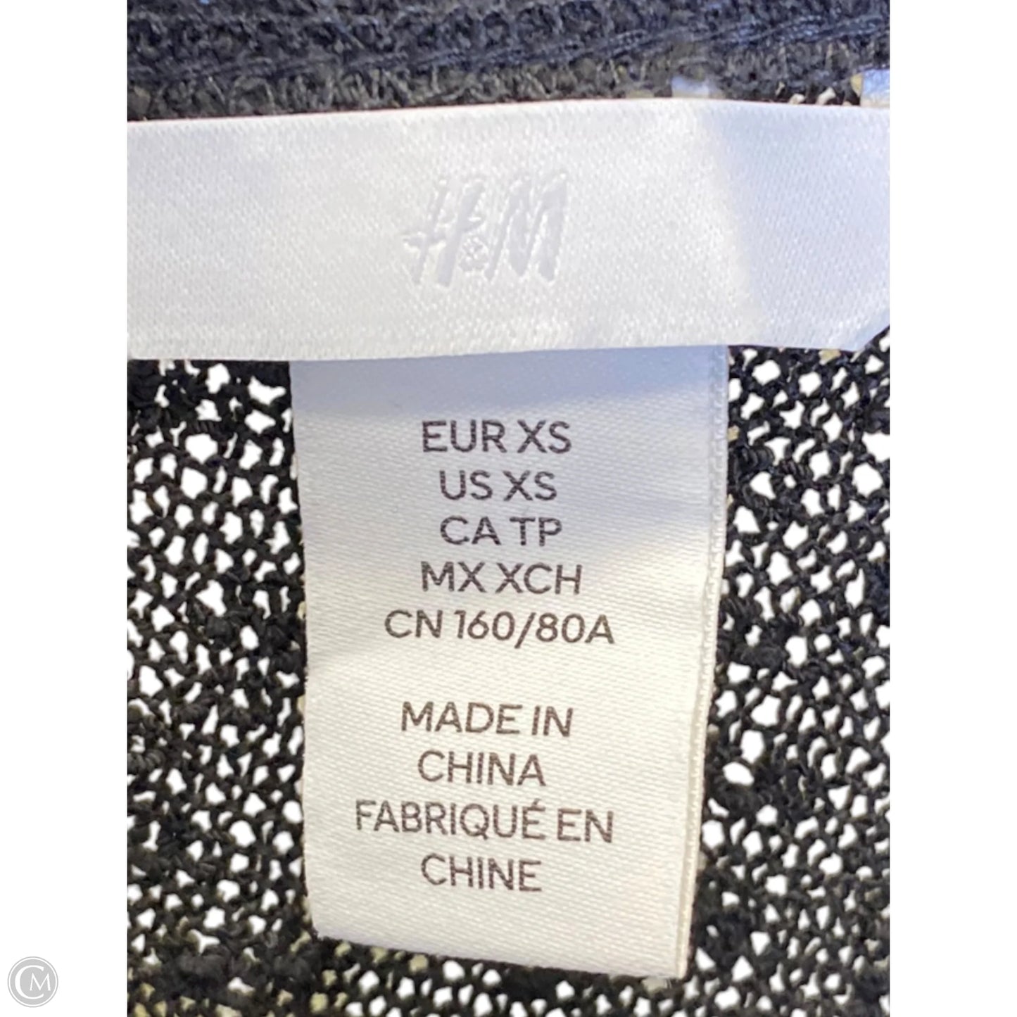 Top Sleeveless By H&m In Grey, Size: Xs