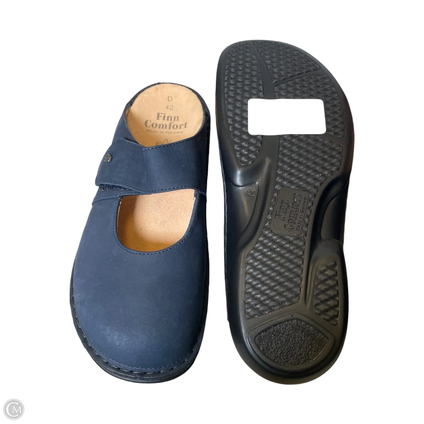 Shoes Flats By Finn Comfort In Navy, Size: 11.5