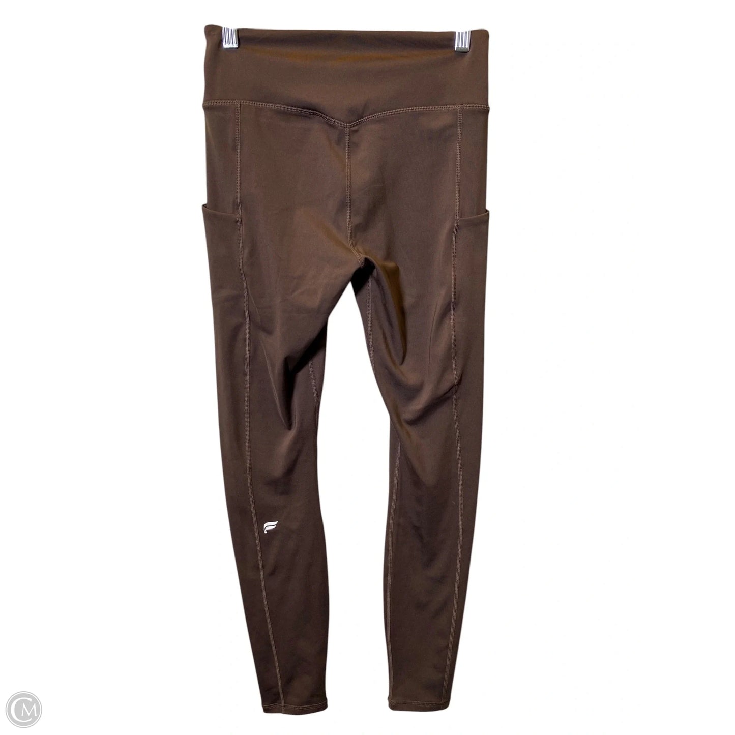 Athletic Leggings By Fabletics In Brown, Size: M
