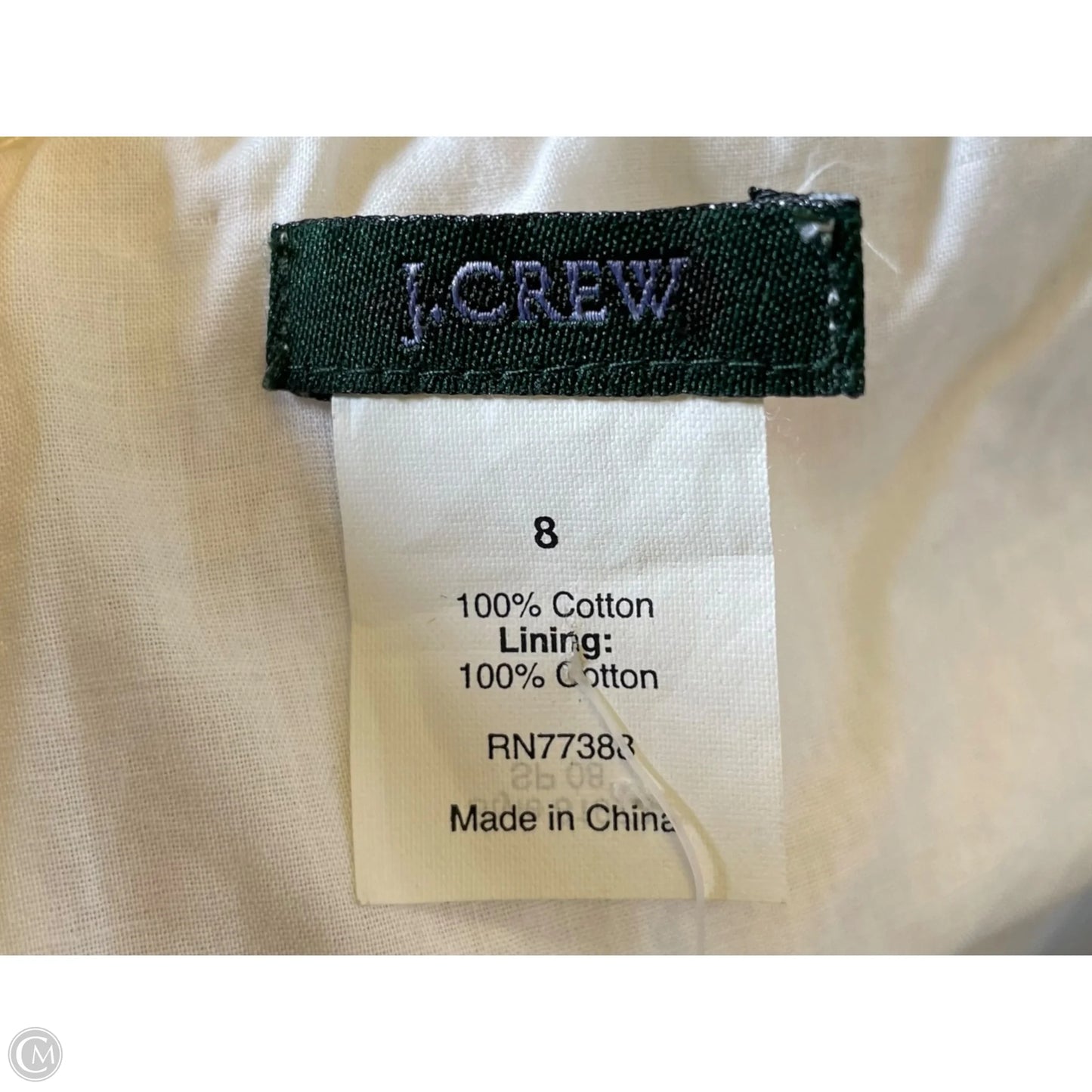 Dress Casual Midi By J. Crew In Cream, Size: 8