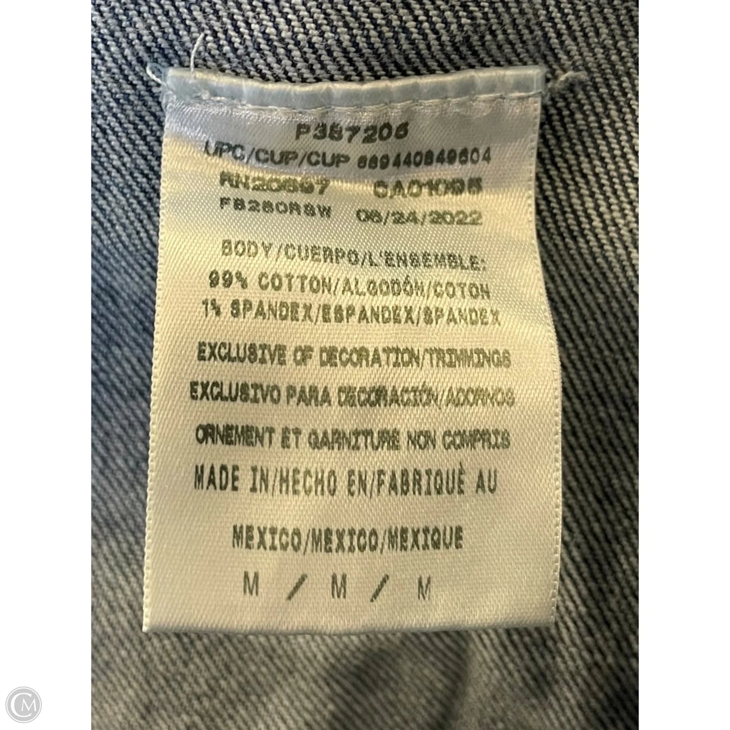 Overalls By Dickies In Blue Denim, Size: M