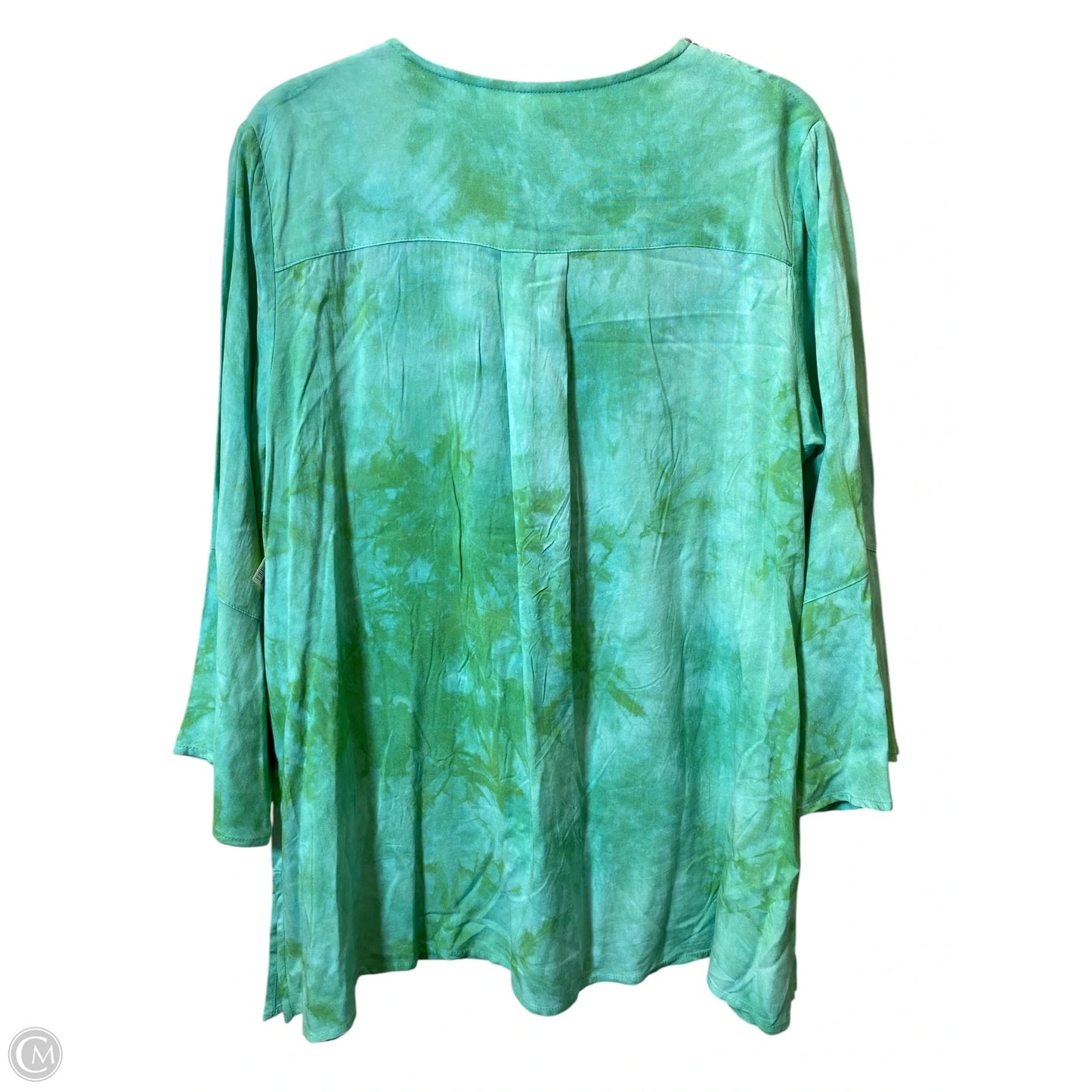 Top 3/4 Sleeve By Clothes Mentor In Multi-colored, Size: L