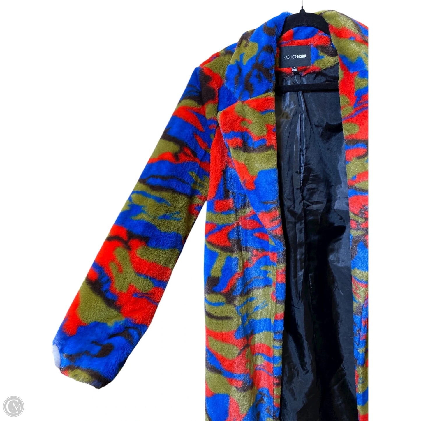 Jacket Faux Fur & Sherpa By Fashion Nova In Multi-colored, Size: S