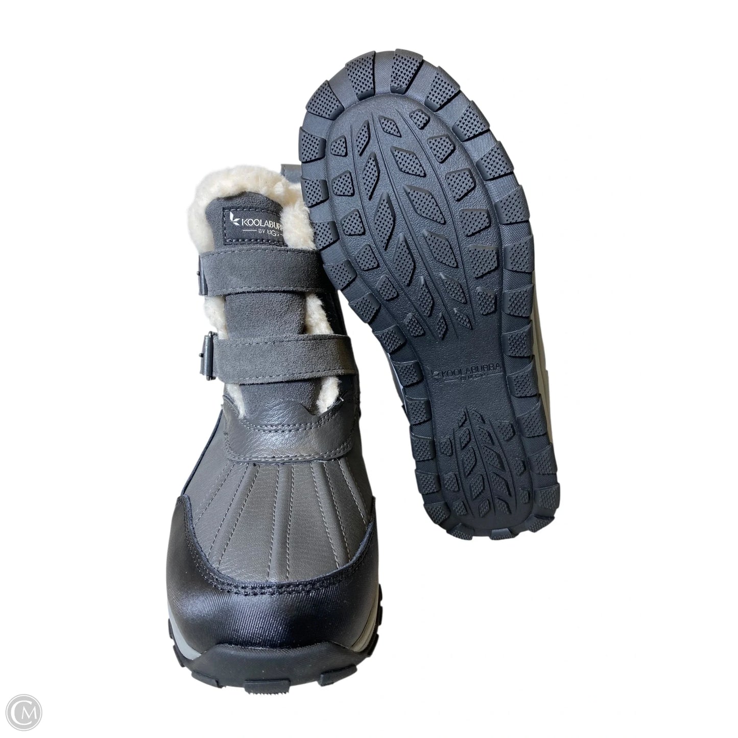 Boots Combat By Koolaburra By Ugg In Black & Grey, Size: 10