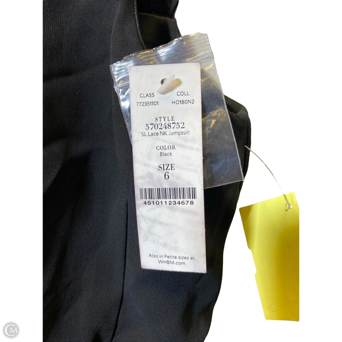 Jumpsuit By White House Black Market In Black, Size: 6