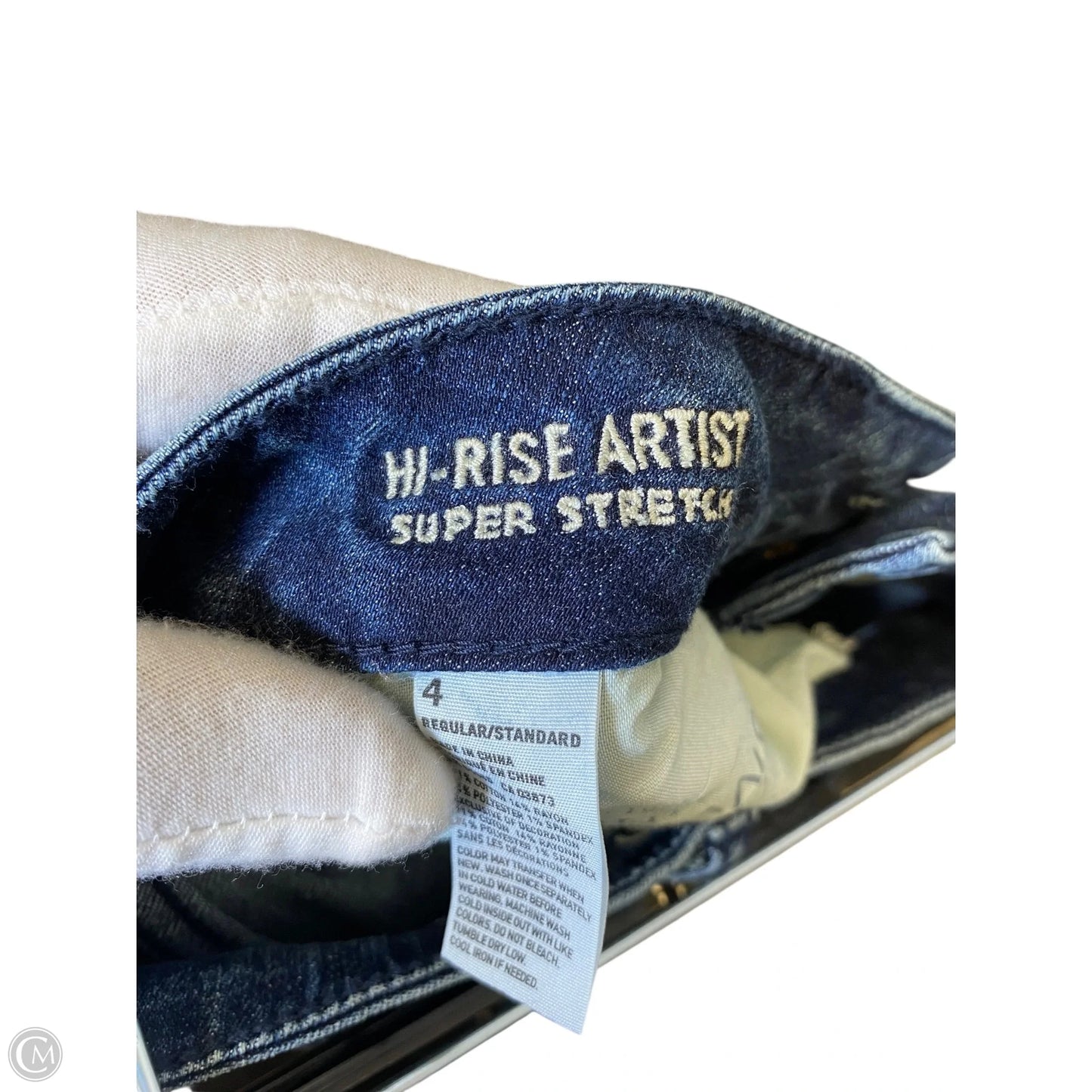 Jeans Flared By American Eagle In Blue Denim, Size: 4