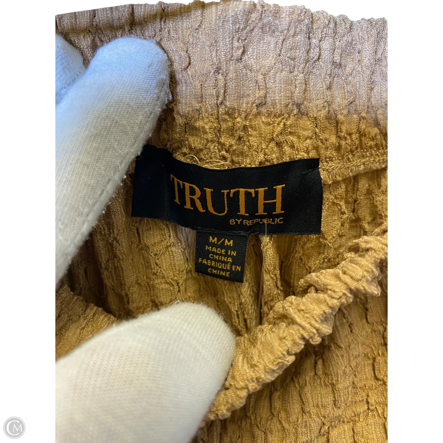 Pants Set 2pc By Truth In Tan, Size: M