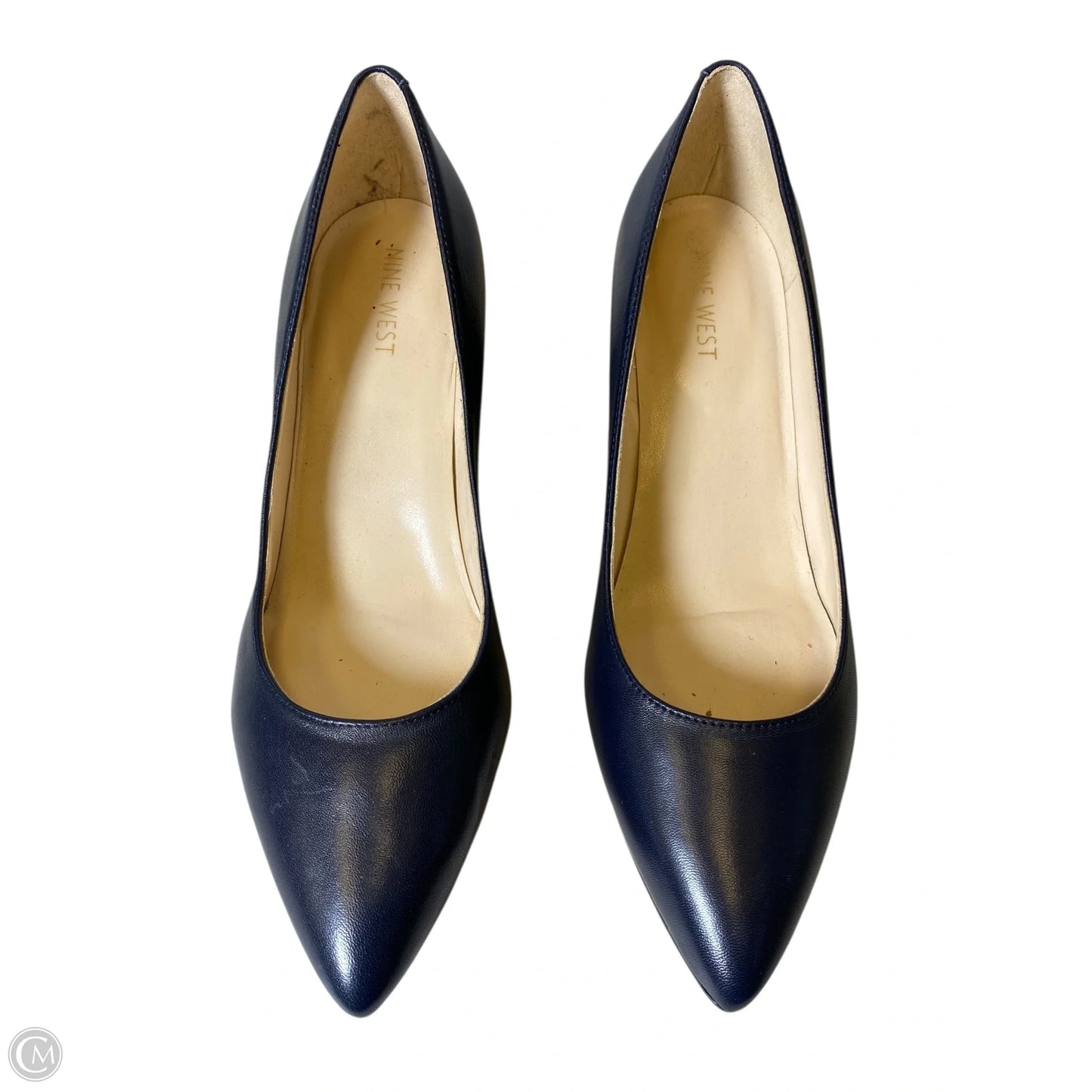 Shoes Heels Block By Nine West In Navy, Size: 8