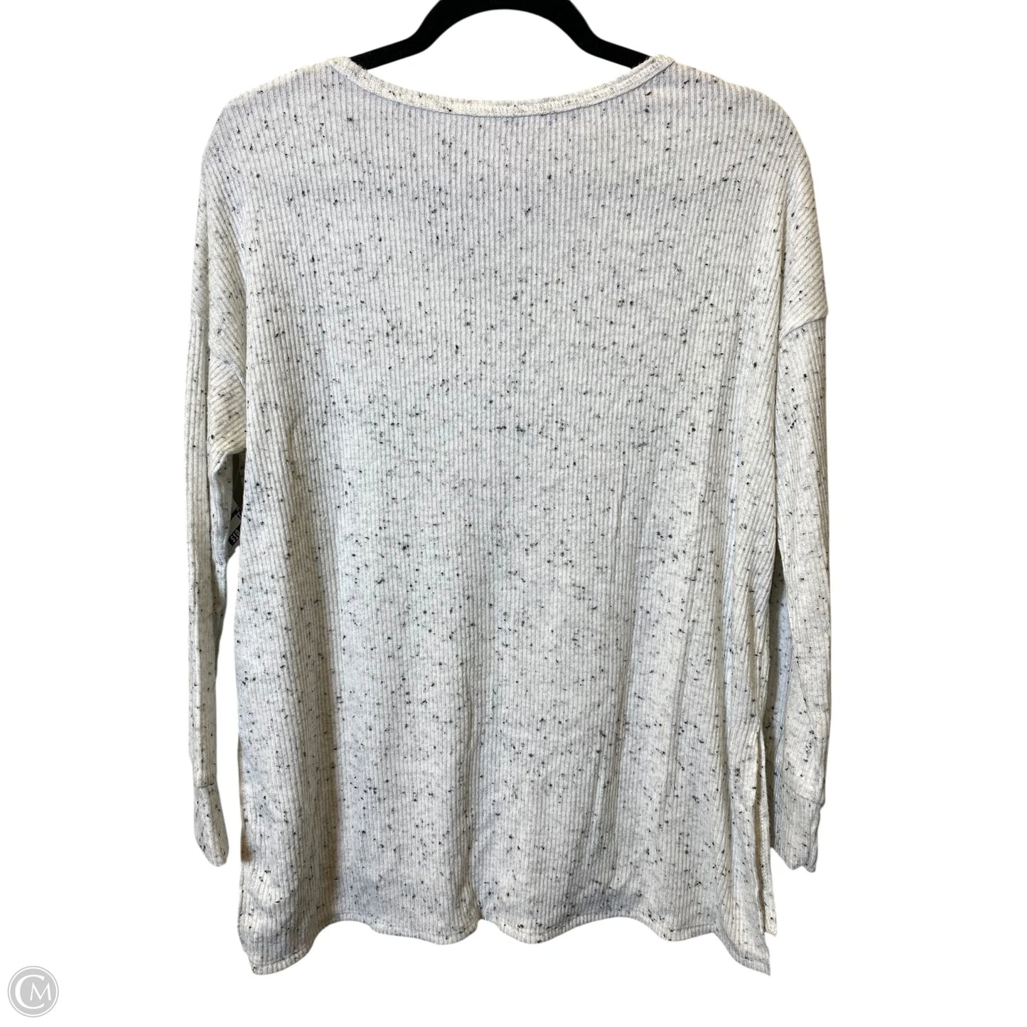 Top Long Sleeve By American Eagle In Black & White, Size: Xs