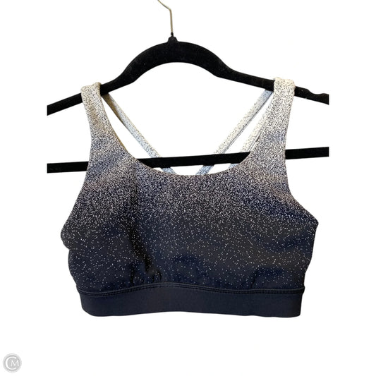 Athletic Bra By Lululemon In Black & White, Size: 4