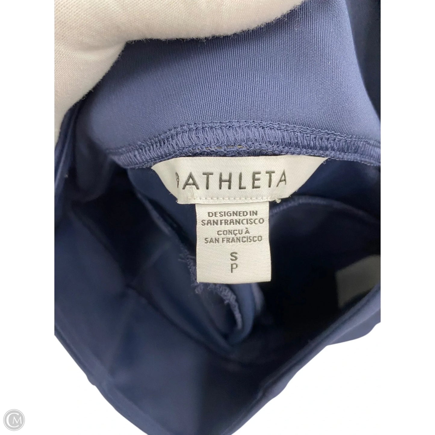 Athletic Leggings By Athleta In Navy, Size: S