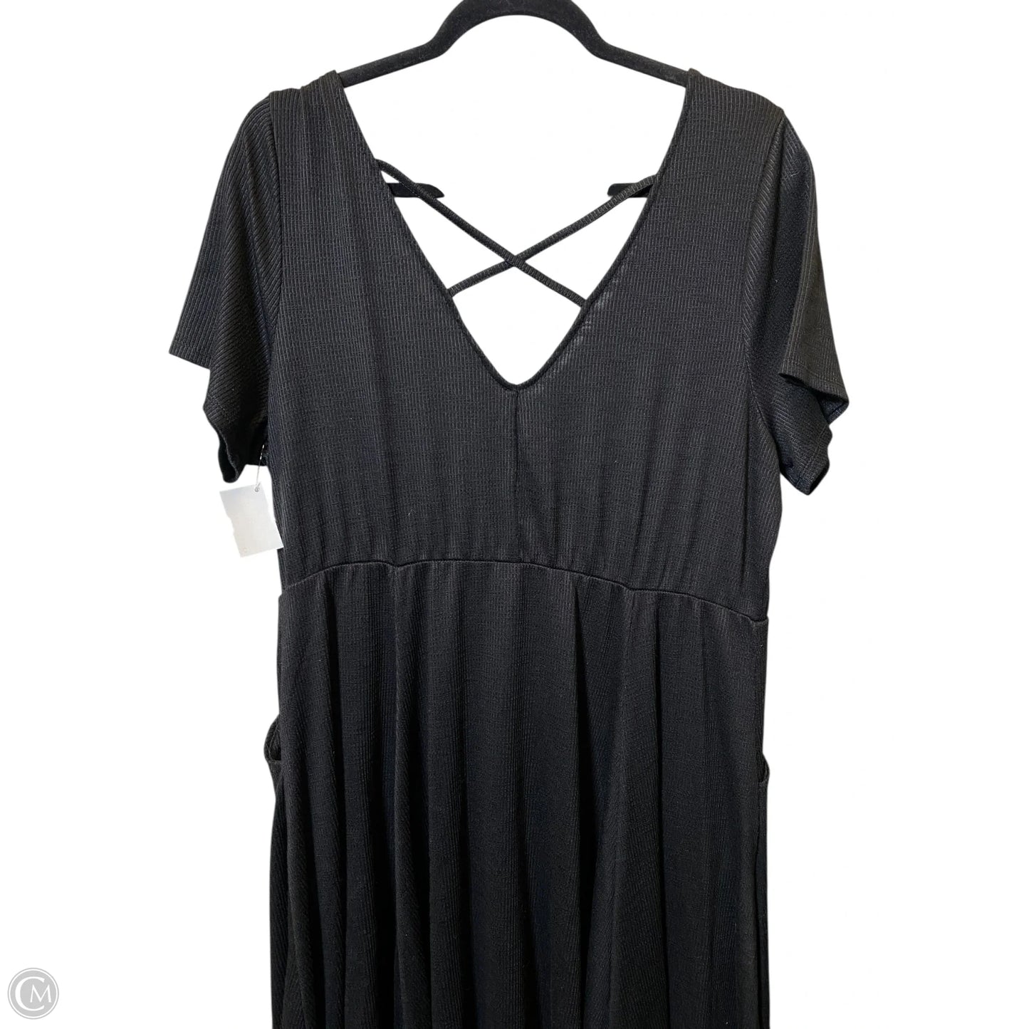 Dress Casual Midi By Torrid In Black, Size: 2XL