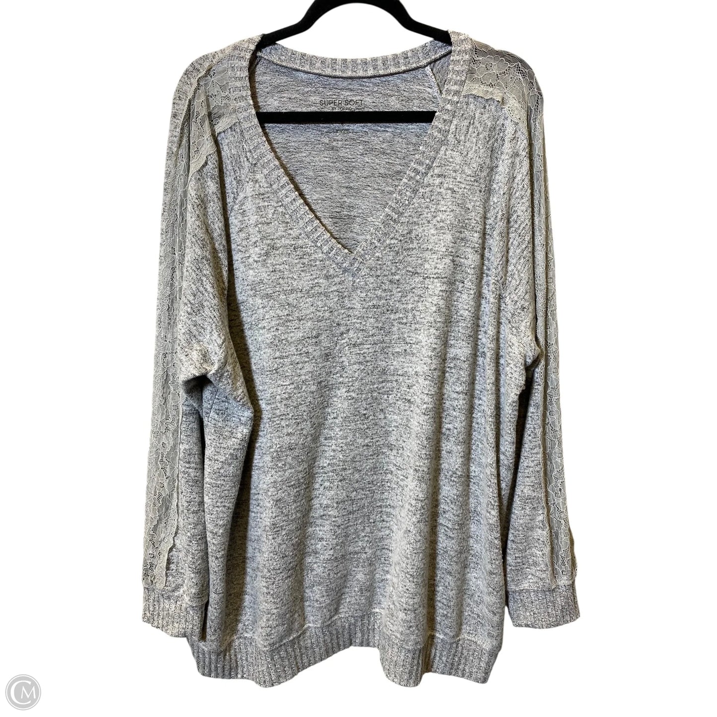 Sweater By Torrid In Grey, Size: 3x