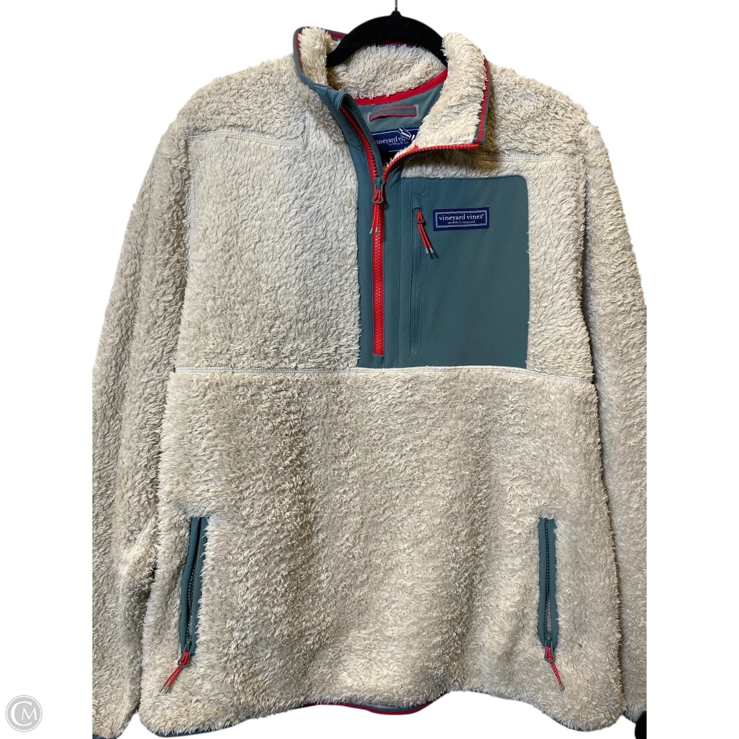 Jacket Faux Fur & Sherpa By Vineyard Vines In Multi-colored, Size: L